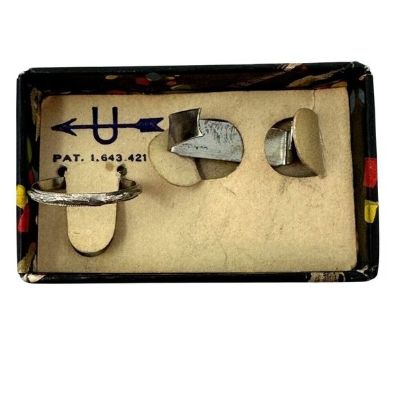 Uncas Toy Ring Complete Set Cat Box Black Baby Doll Patent 1643421 Vintage USA - Picture 2 of 16